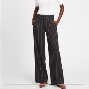 NTW Banana Republic High-Rise Slim Wide-Leg Pant, size 0